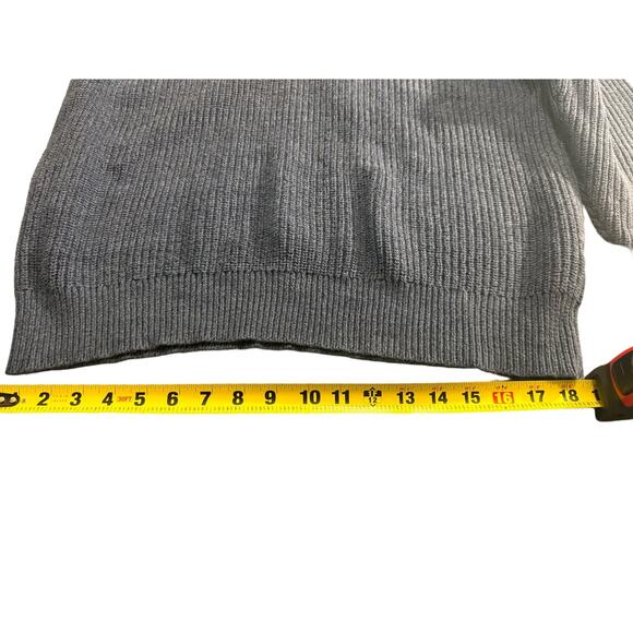 Original Vintage Weatherproof Sweater Mens LG Navy Blue Knit Turtleneck - Picture 2 of 10